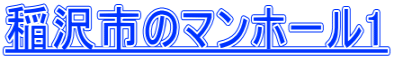 稲沢市のマンホール1