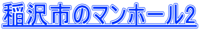 稲沢市のマンホール2