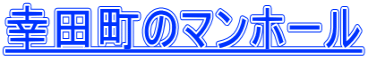 幸田町のマンホール