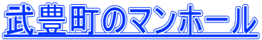 武豊町のマンホール