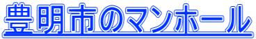 豊明市のマンホール