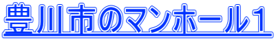 豊川市のマンホール１