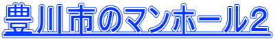 豊川市のマンホール２