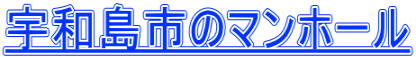 宇和島市のマンホール