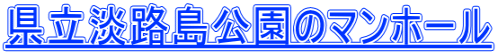県立淡路島公園のマンホール