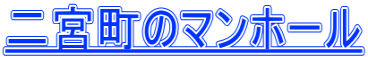 二宮町のマンホール