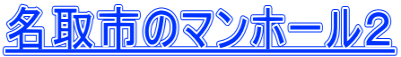名取市のマンホール２