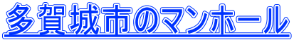 多賀城市のマンホール