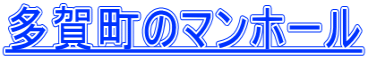 多賀町のマンホール