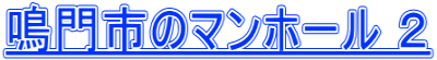 鳴門市のマンホール ２