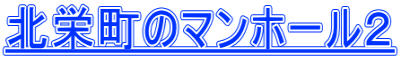 北栄町のマンホール２